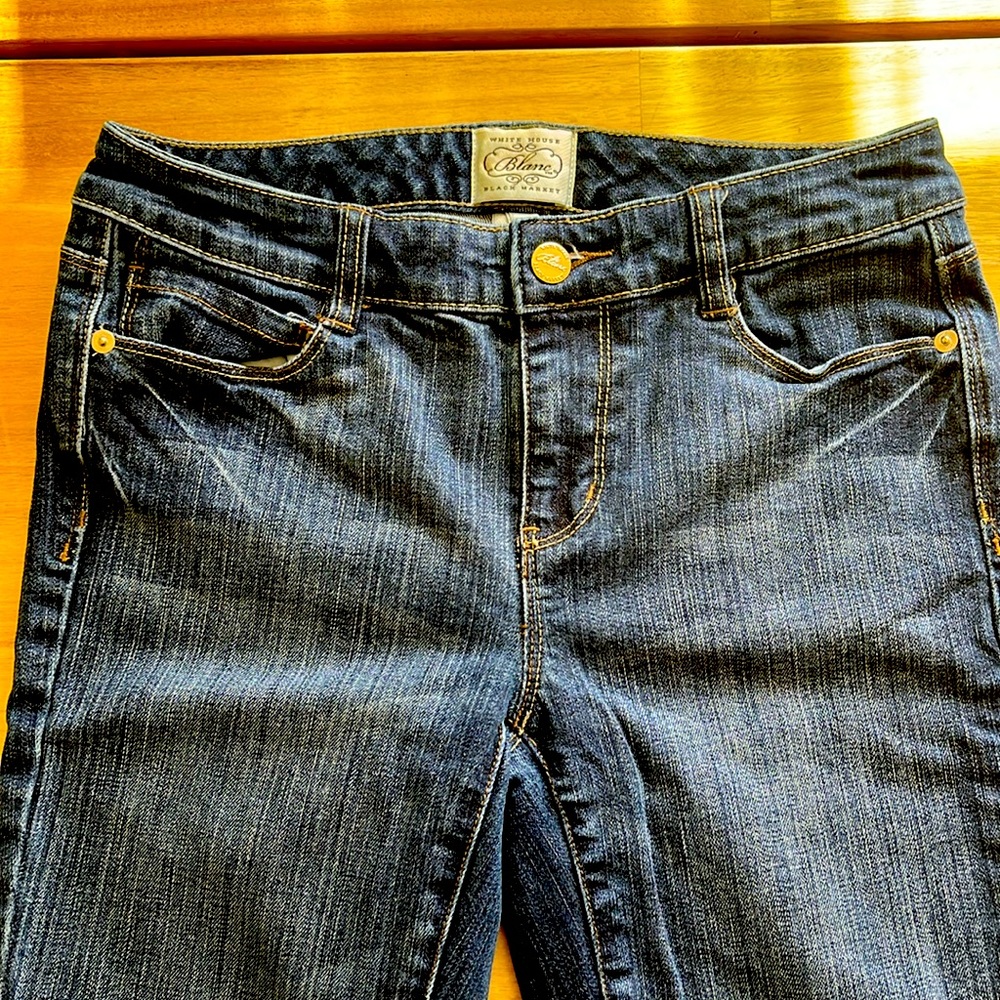 0 Jeans WHBM Blanc Bootcut Stretch